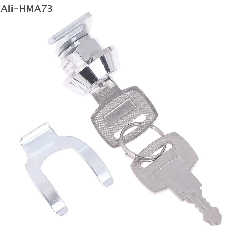 

1 Set Lock Cylinder With Quick Clip DIY Furniture Hardware For Box Drawer Lock Repair Parts Case Cabinet Mailbox Toolbox Lock