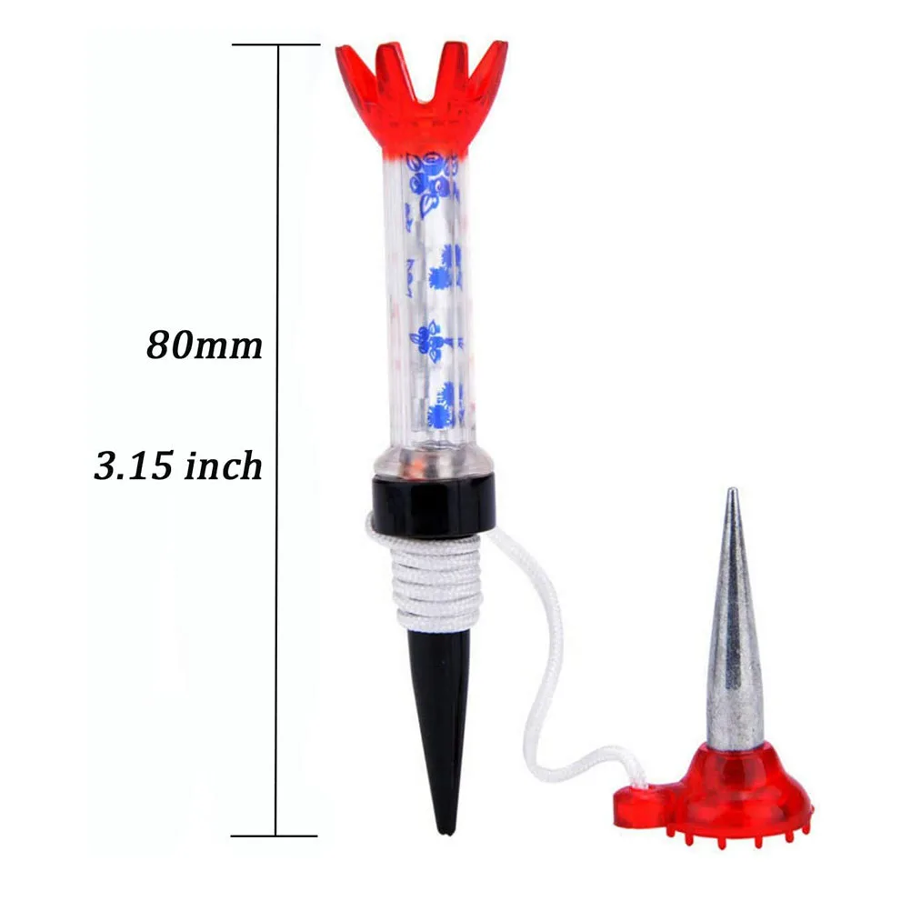 2Pcs Golf Ball Tees Plastic Premium Lightweight Golfing Supplies for Consistent Swing Practice Training Aid Equipment