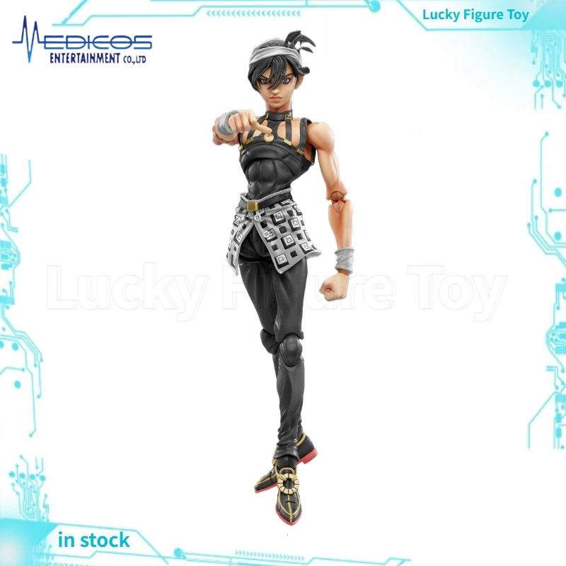 【Original】STATUA de súper acción MEDICOS-E ‌ La extraña aventura de JoJo ‌ Viento Dorado ‌ Narancia Ghirga y Aerosmith ‌ Ver. Modelo Negro