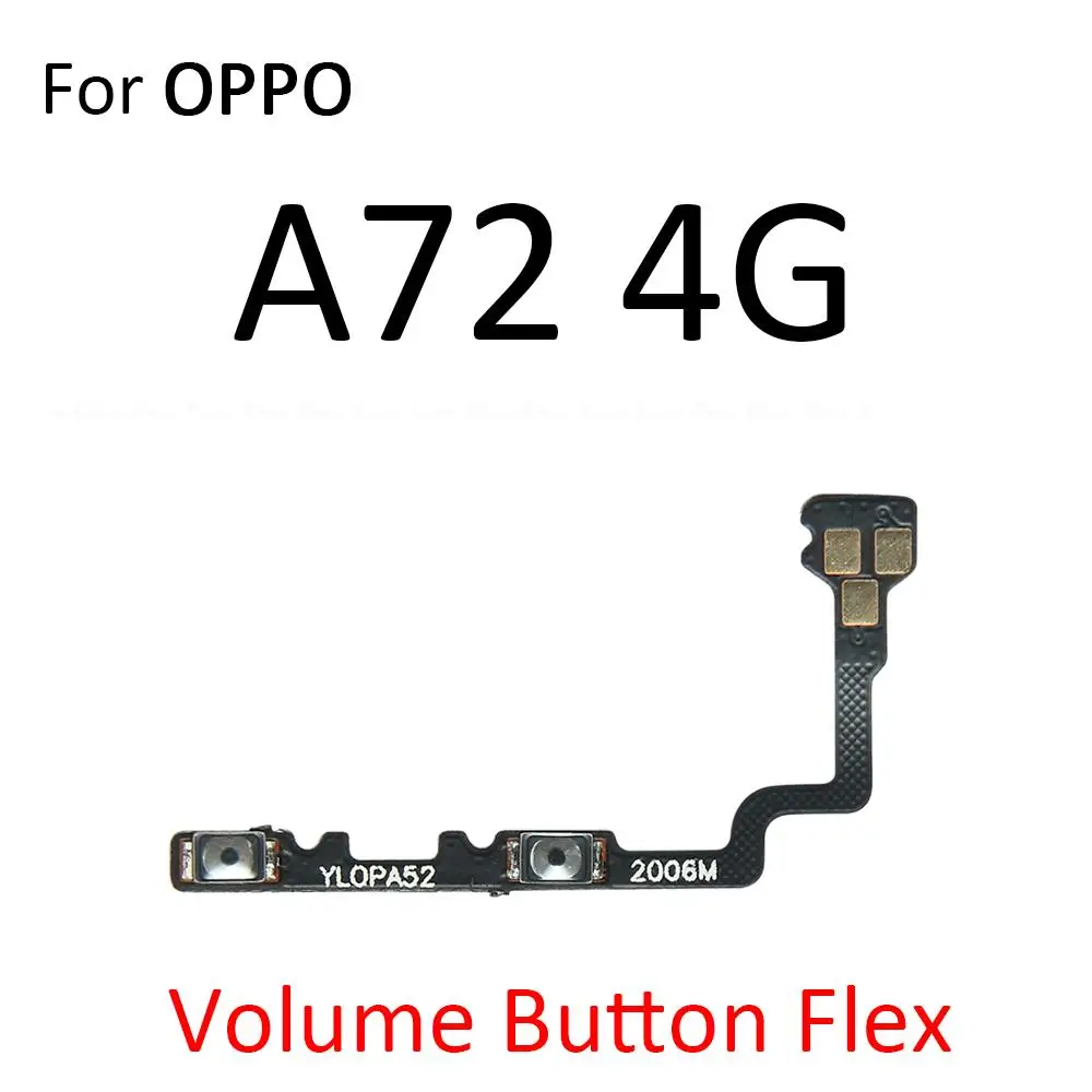 Power ON OFF Mute Switch Control Key Volume Button Flex Cable For OPPO A72 A73 A73s A74 4G 5G 2020 2017 Replacement Parts