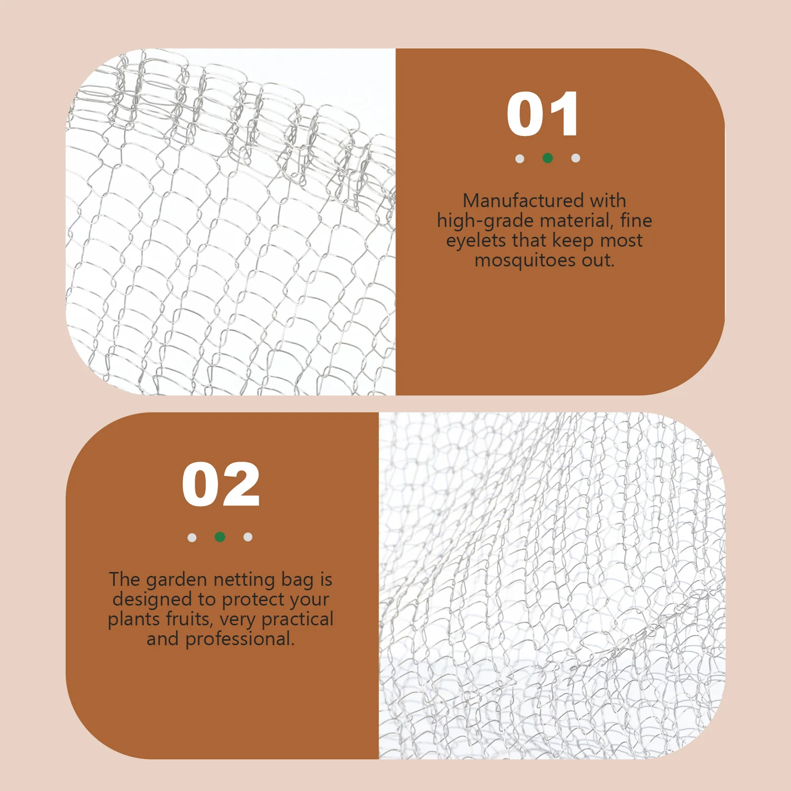 

Professional Garden Plant Mesh Bag Perfect Gift Friends Flower Protection Mesh Protective Garden Netting Agricultural Net