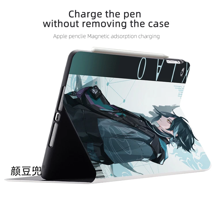 Casing dampak XIAO Anime Genshin untuk iPad Air 4 5 10.9 Mini 5 6 untuk 2022 12.9 casing silikon mewah untuk iPad Air 4 5 10.9 inci