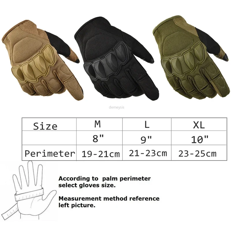 Guantes tácticos nudillos duros pantalla táctil motocross - imagen 4