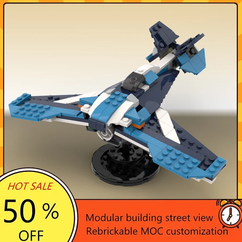 

176PCS Popular Space War Movie Model MOC Building Bricks Fighter Jets Modular Technology Gift Holiday Assemble Children Toy Suit