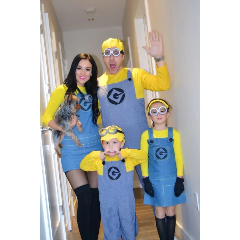 

Костюм маленького желтого человека на Хэллоуин, одежда для косплея фильма «Злодій папы», забавный костюм для косплея, подарок на день рождения и праздник