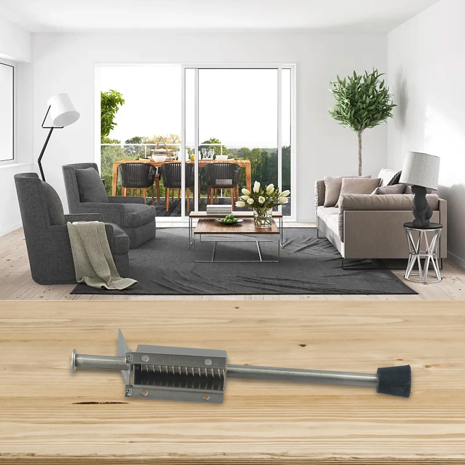 للأبواب الحديدية للأبواب الخشبية الطابق المحدد باب من الفولاذ المقاوم للصدأ سدادة المنزل 140 مللي متر واقية الباب تحديد المواقع عقد آمن