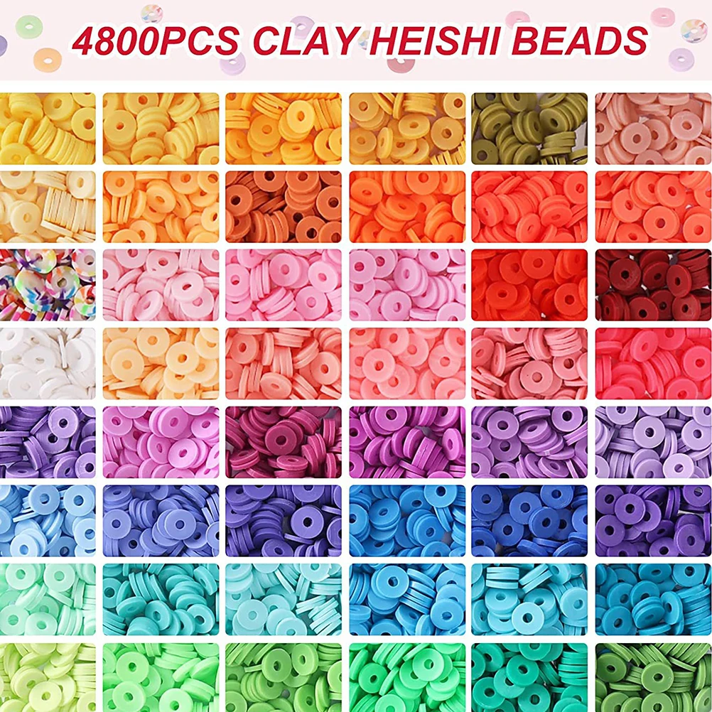 

1 set 48 Colors Bead Set Each DIY Craft Kits Bracelets Making Round Bracelets Kit Accessories Jewelry Supplies