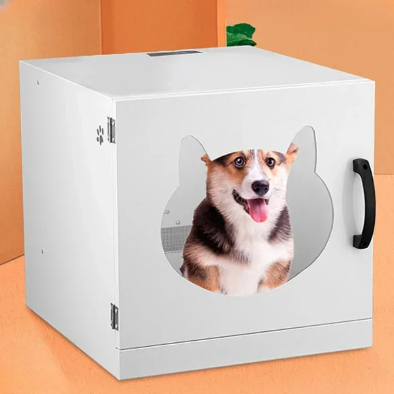 Smart Pet Drying Box Household Pet Hair Dryer Box Small Dryer for Cats Hair Dryer for Dogs Sterilizable and Disinfectable 110V