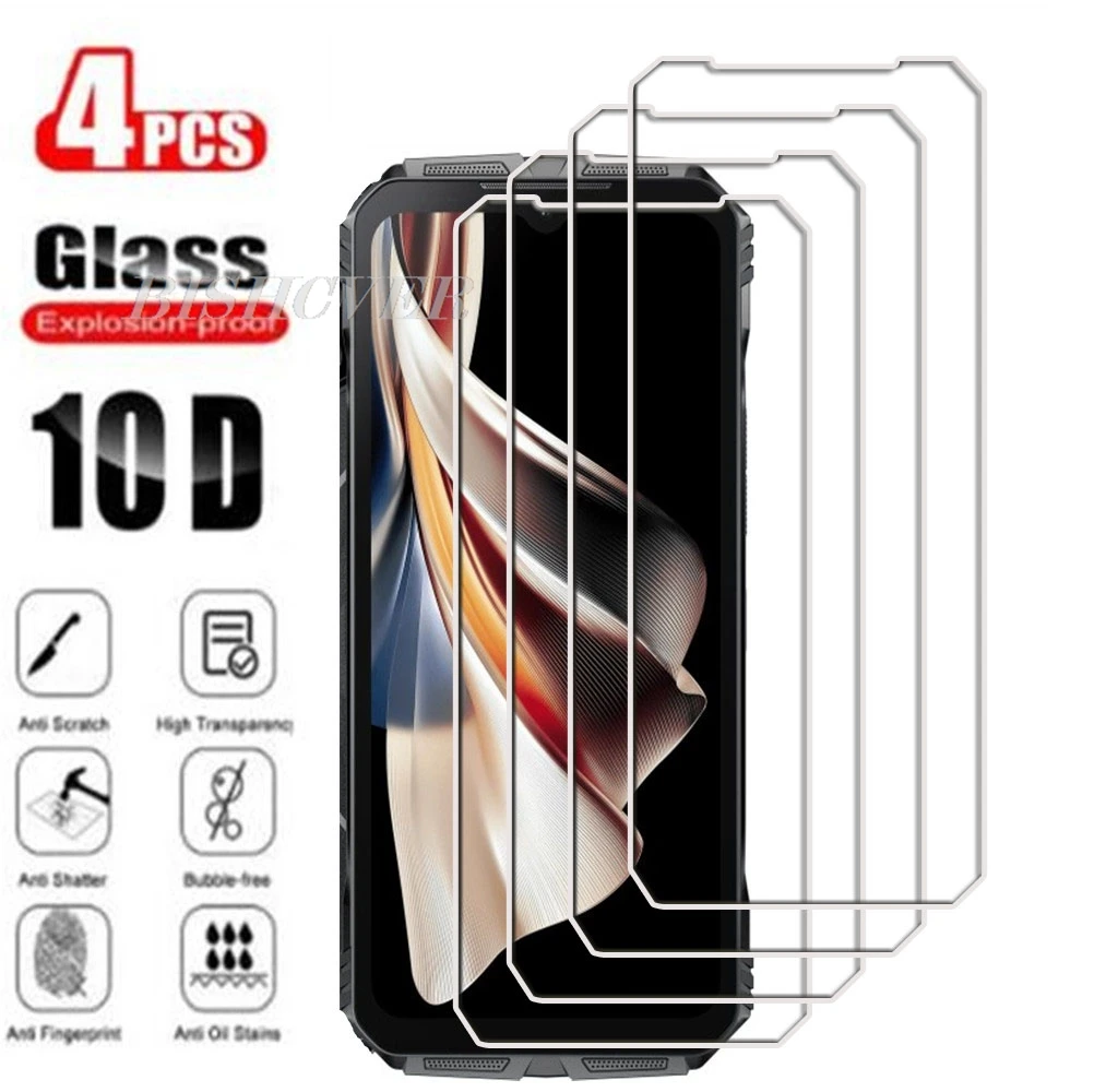 4Pcs Tempered Glass For HOTWAV Hyper 7 Pro 6.6