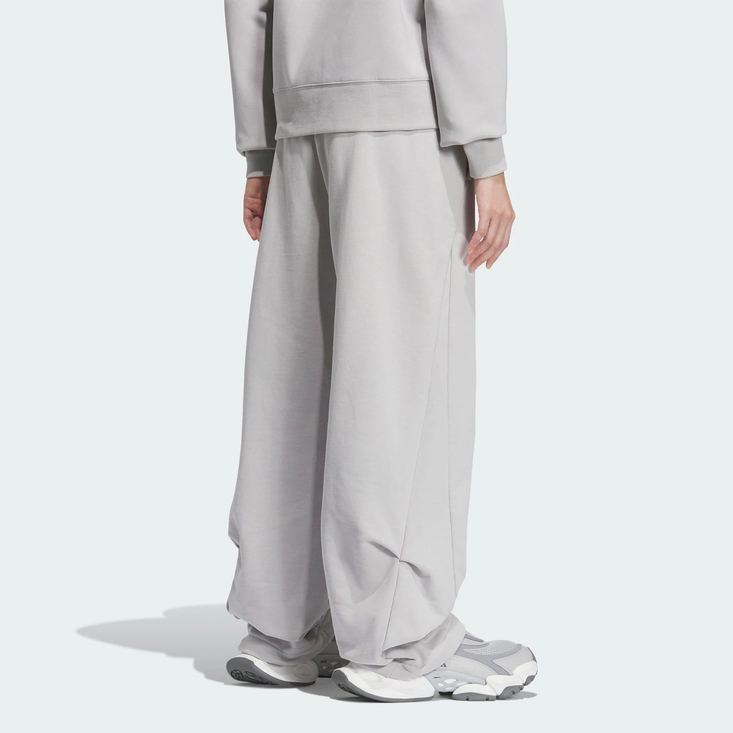 Adidas genuine new women's knitted loose and warm sports casual pants JY8073