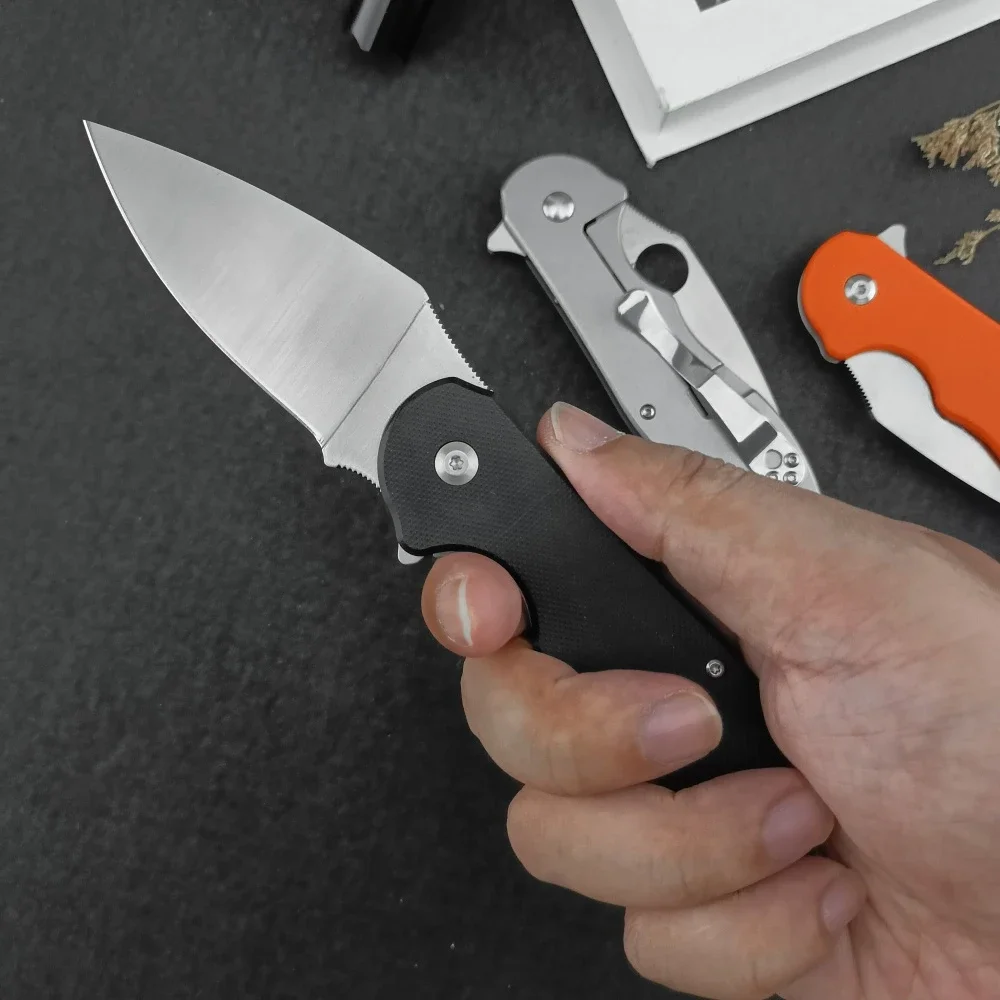 C172 سكين للفرد في الهواء الطلق سكينة تكتيكية سكين صيد التخييم متعددة الوظائف EDC سكينة أدوات D2 شفرة G10 مقبض الرجال هدية