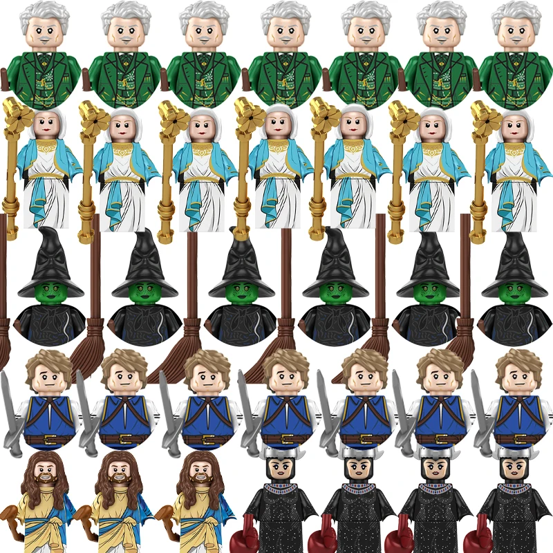 Новые боги Иисуса Афины для подарков, строительные блоки, Белоснежка, карлики, мини-фигурки, коллекция минифигурок, сделай сам, образовательные