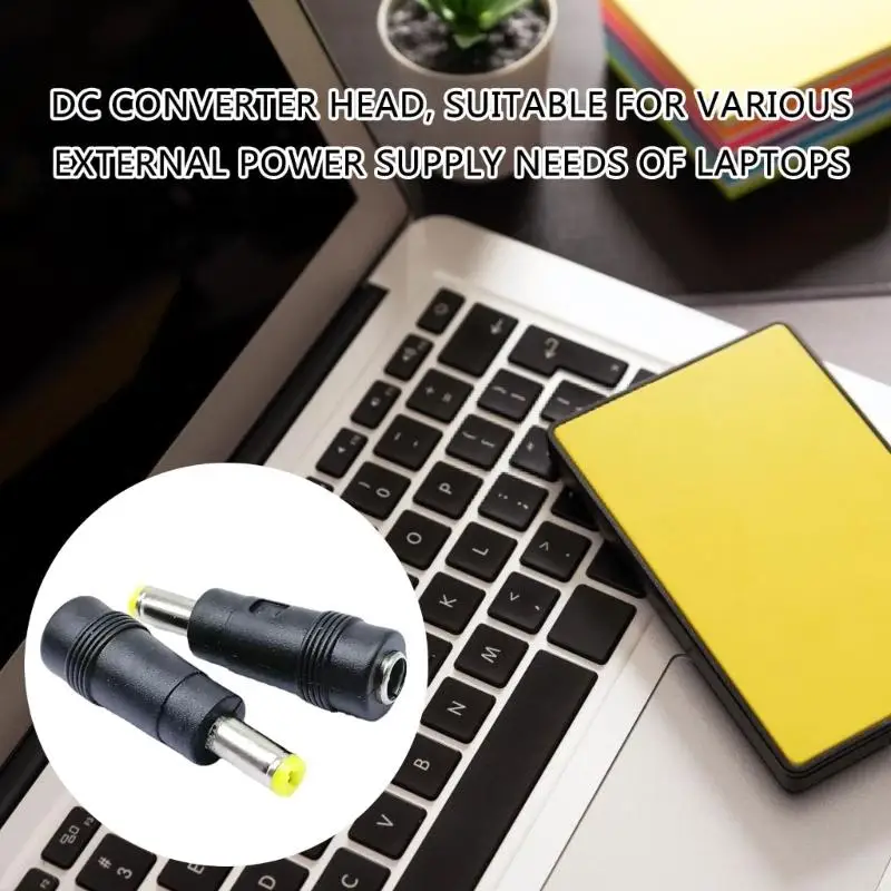 Y5LC DC5521 zu DC5517 Konverter Adapter Power Conversion Kopf für Verschiedene Laptops