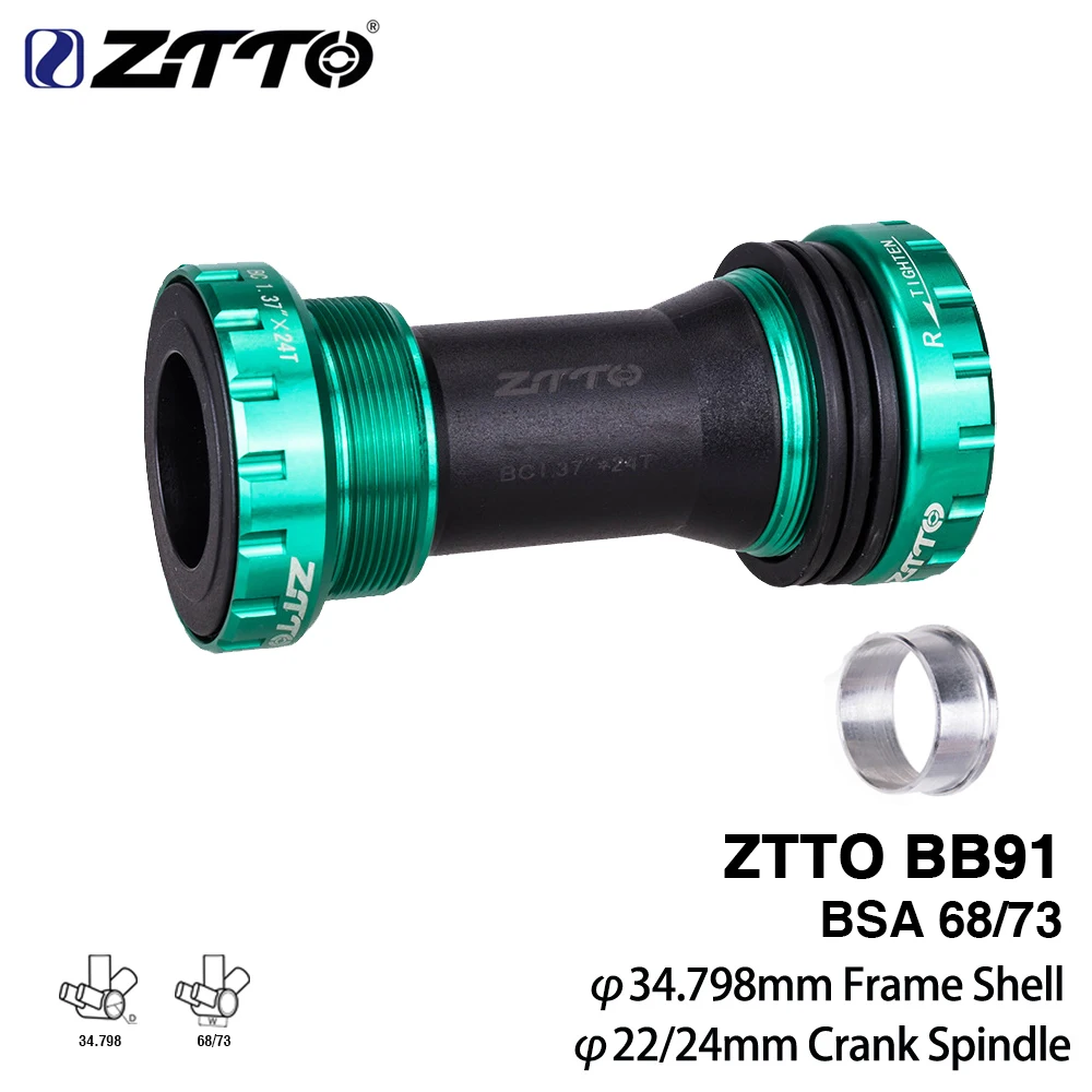 ZTTO Bicycle BB68 Bottom Bracket Sealed Bearing BSA 68 73mm Thread