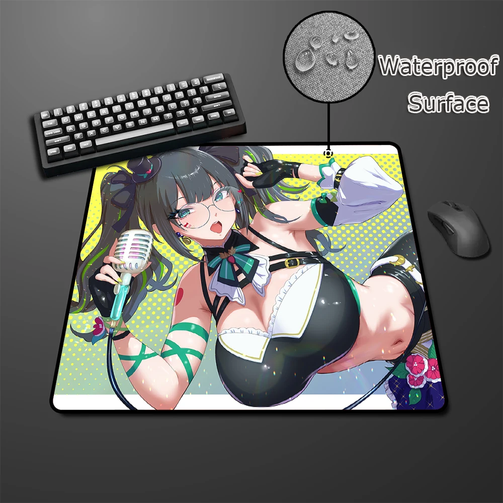 

Waterproof Surface Mouse Pad 45*40cm Kawaii Sexy Anime Girls Rubber Mouse Mat Premium Locking Edge Gamer Mousepad Laptop Deskmat