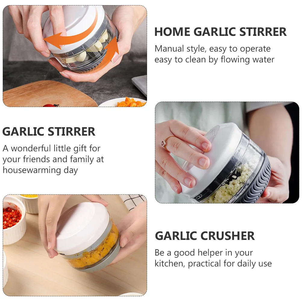 

1pc Manual Crusher For Household Kitchen Crushers Multifunctional Garlic Grater Mini Manual Garlic Crushers Vegetable Meat
