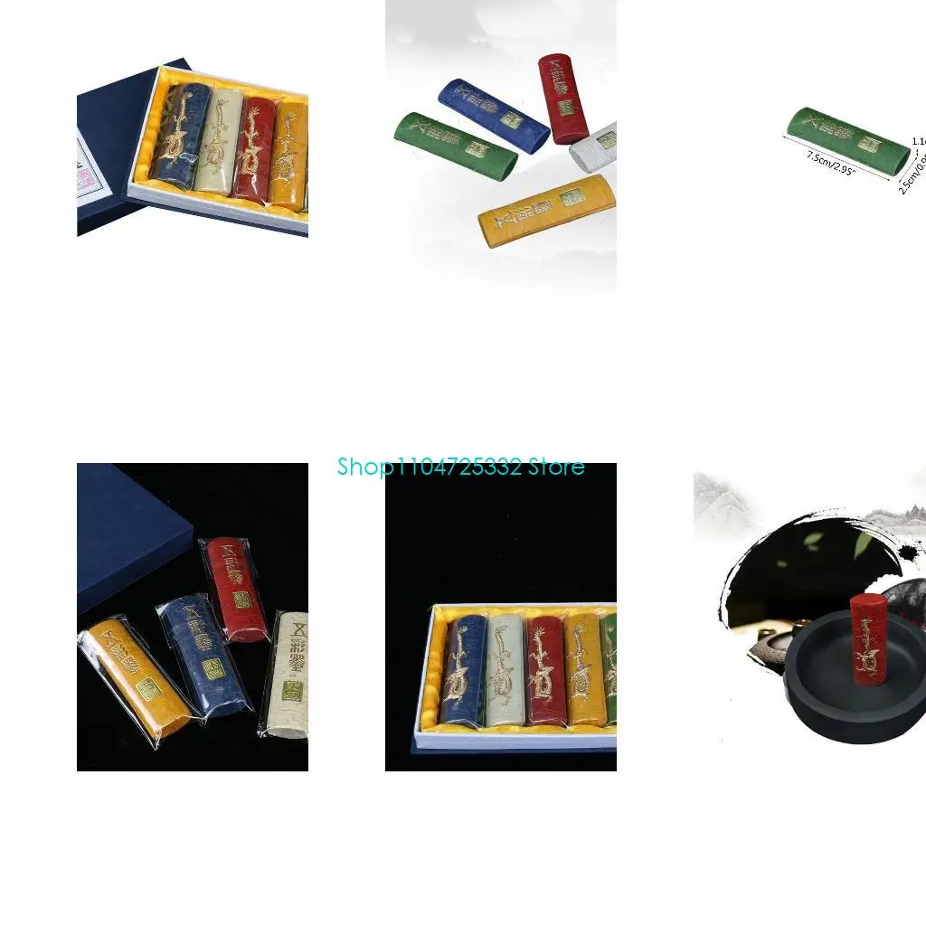 p5ea-set-of-5-colorful-ink-sticks-5-colors-premium-ink-blocks-for-chinese-calligraphy-ink-painting-beginner-calligraphy-gift