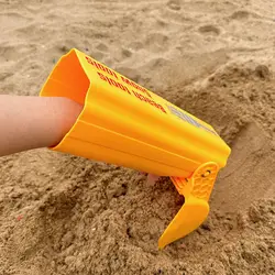 Das neue Bagger-Grabarm-Strandspielzeug kann zum Schaufeln, Schnee, Graben, Sand und Boden graben werden. Sandspielwerkzeug für Kinder als Geschenk