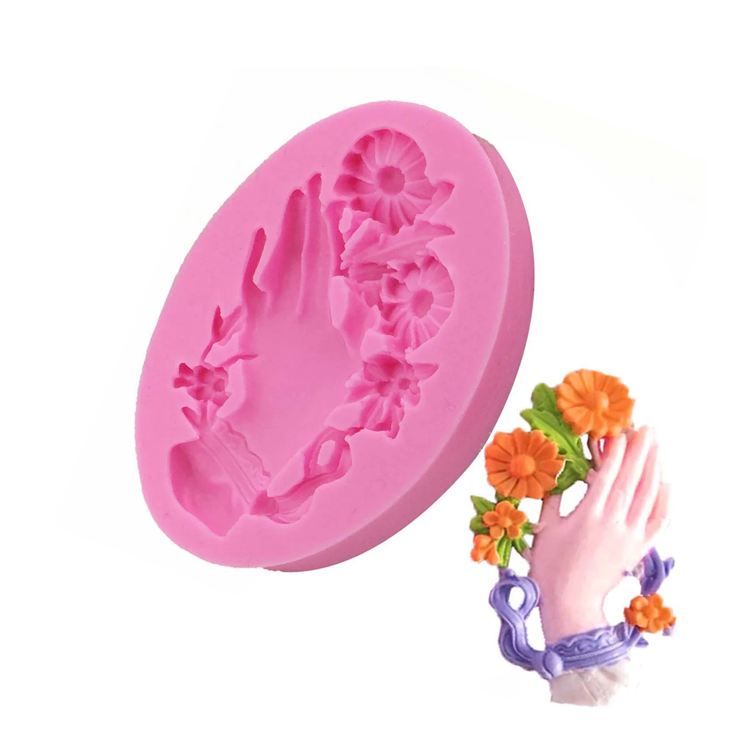Rose Morning Glory Rose Plum Blossom Fondant Chocolate Sugarcraft Clay DIY  Handmade Baking Tool Cakes Decoration