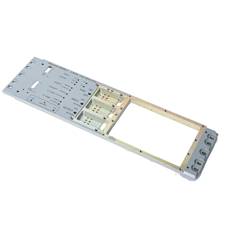 Custom Made Aluminum Mounting Plate Machine Control Panel