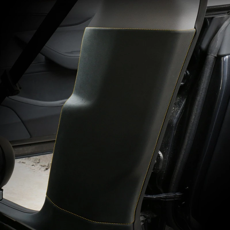 

Защитные ограждения дверной рамы из ТПЭ для Tesla Model Y Juniper 2025 B-стойка внутри, защитная накладка, ремень безопасности, противоударная накладка, аксессуары для интерьера