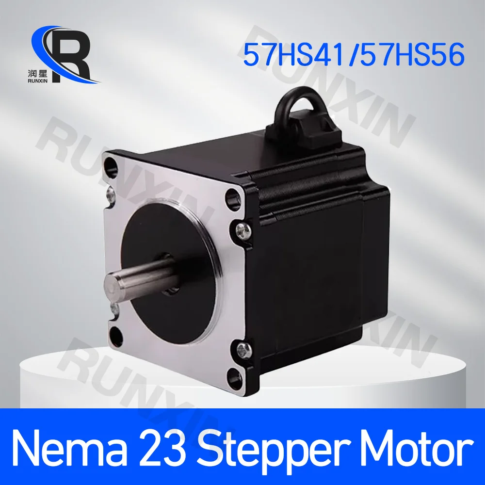 

Nema23 Stepper Motor 4 Wire 57 Stepper Motor 3A Torque 0.7N.m 1.2N.m 41mm 56mm 57HS56 2 phase For CNC Engraving 3D Printer