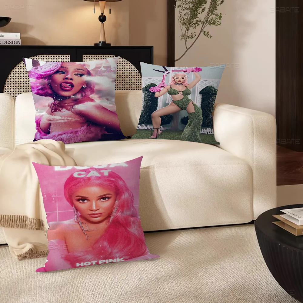 Doja Cat Singer Hip hop Pop Music Pillow Anime Pillow Sofa Bed Head Pillow Cover Cushion Cover 45x45 cm Fashion