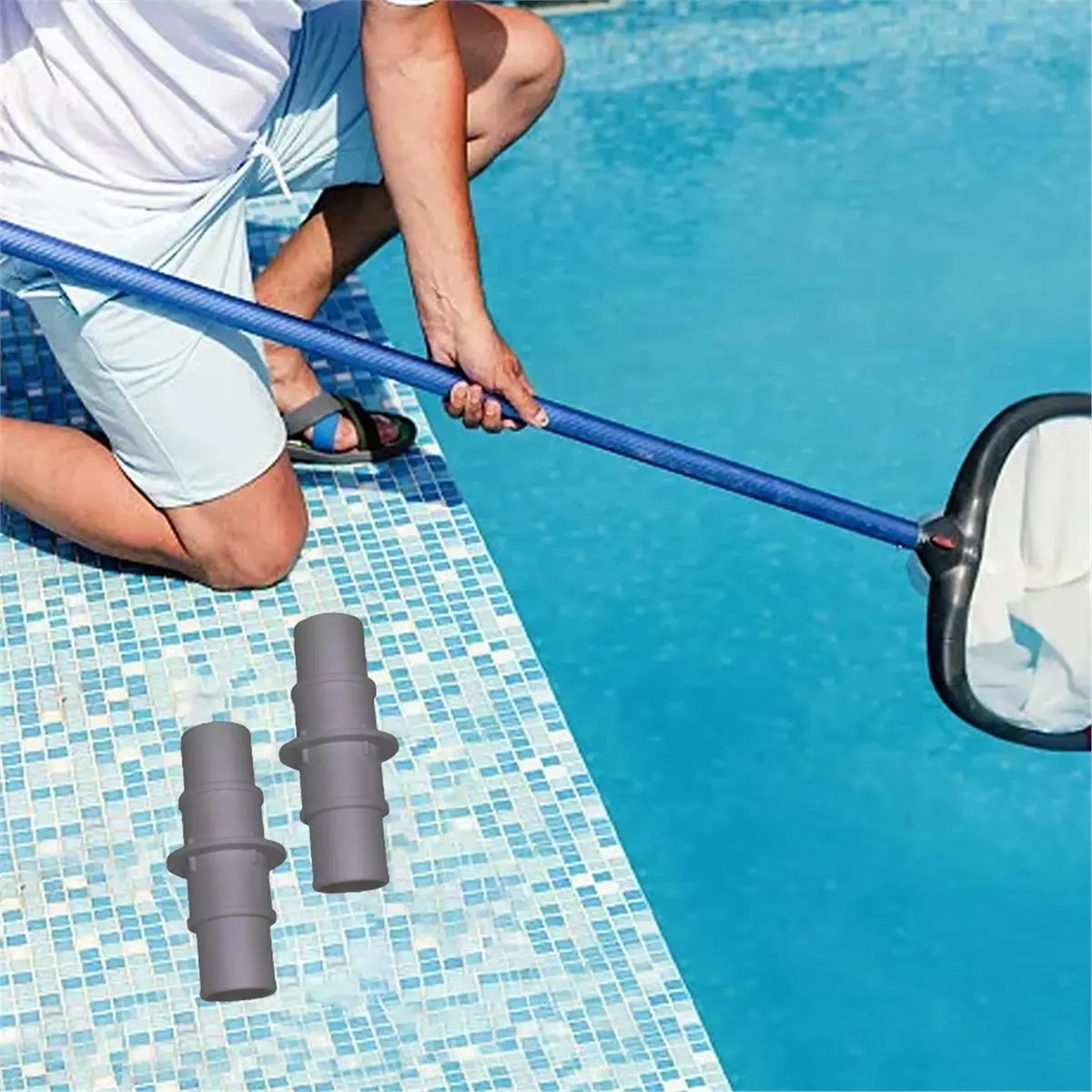 【A30I~】 Pool Vacuum Hose Adapter Pool Hose Adapter Connector Coupling 1-1/4