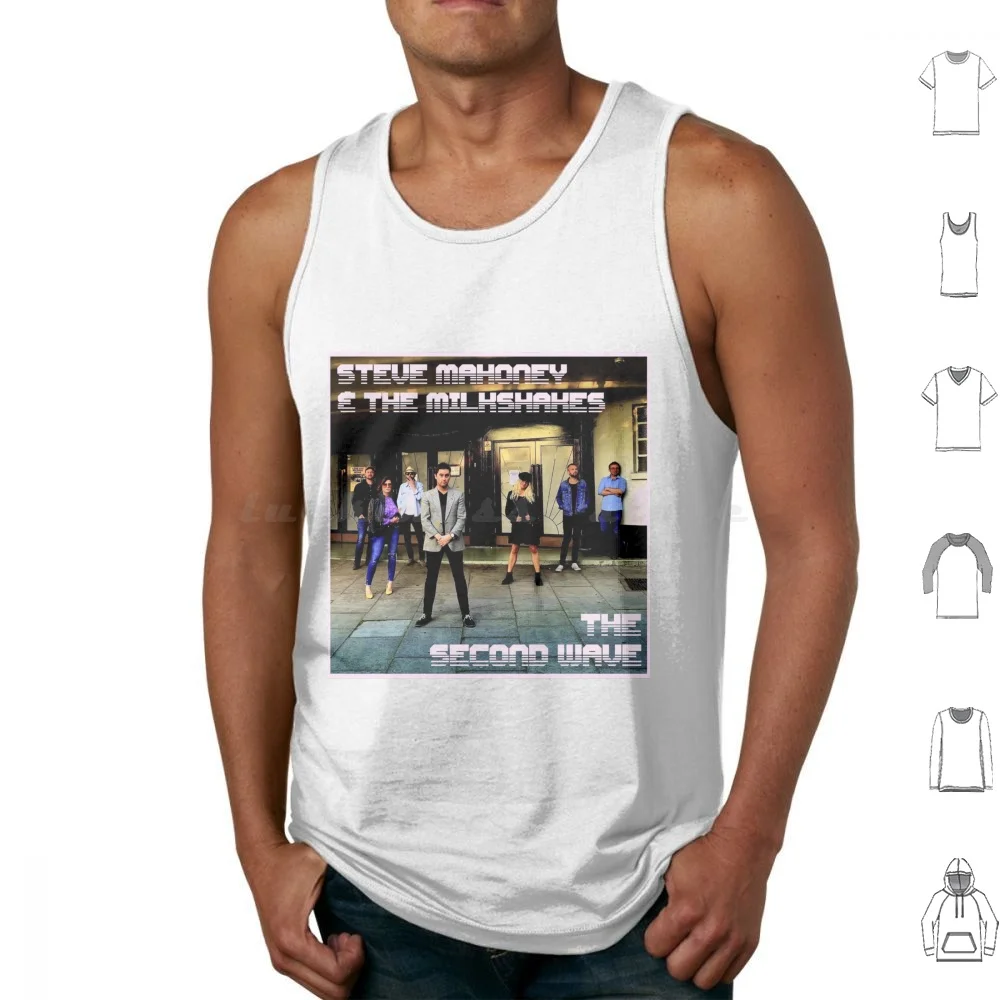 The Second Wave-Steve Mahoney & The Milkshakes Tank Tops Vest Sleeveless Steve Mahoney The Milkshakes 80s 80s Music Roll Uk