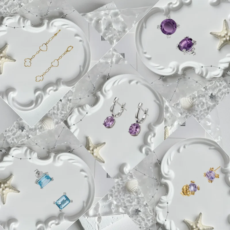 

Delicate 925 Silver earrings, Versatile Stackable Jewelry