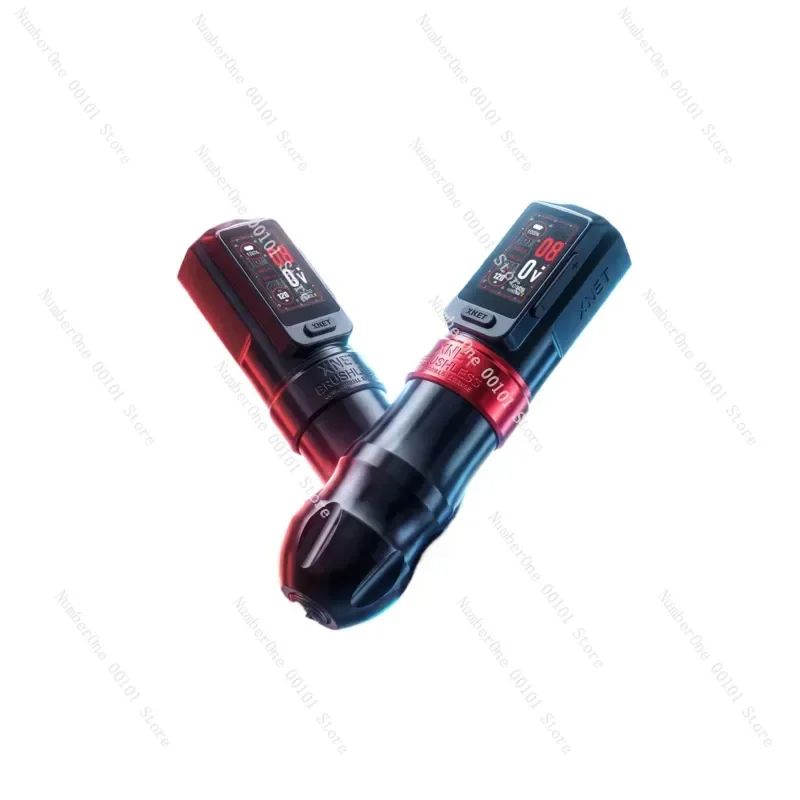 Wireless Tattoo Machine Pen Brushless Motor Integrated Rotary Gun Professional Artist Kit for Permanent Makeup Body Art Ink