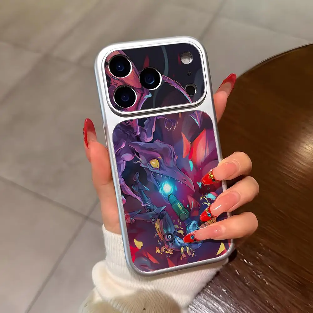 Metroid P-Prime Phone Case For IPhone 17 Pro Max 16 15 14 12 13 11 Plus Silver PU Leather Case view 3