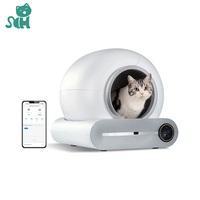 Fully Automatic Electric Smart Cat Litter Tray Remote Wifi App Control Large Safety Protection Litter Box