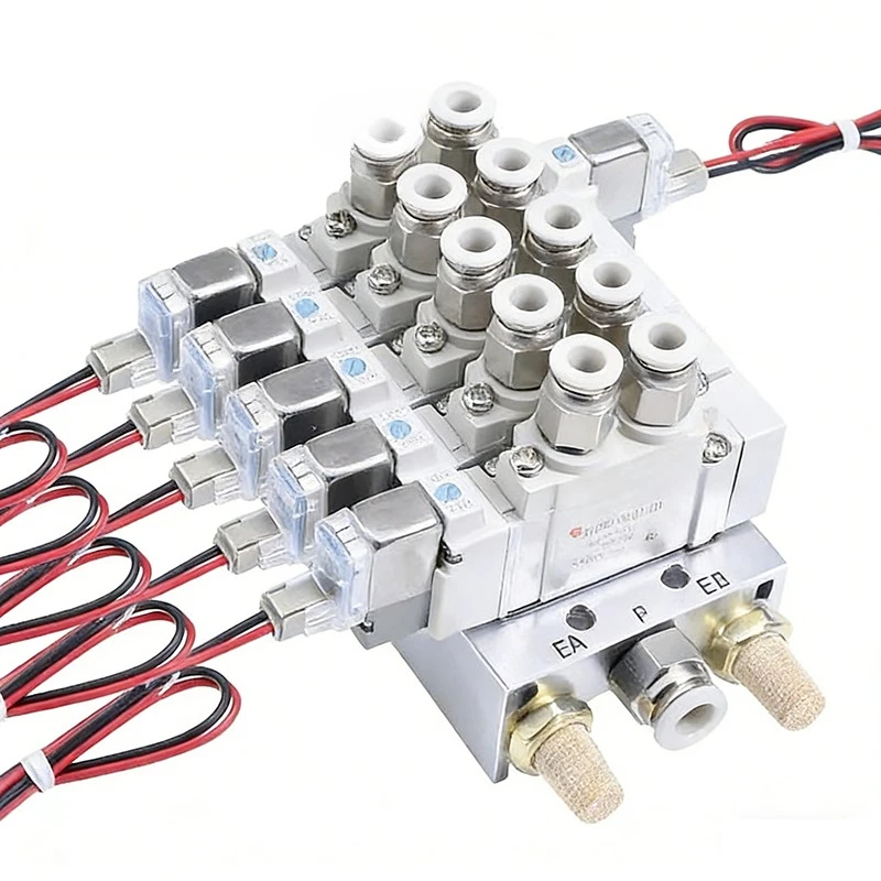 NEW/SY7120/Multi-way/Solenoid/Valve/Combination/Single/Electronically/Controlled/Valve/SY7120-5LZD-01/SY7120-6LZD-01/Manifold