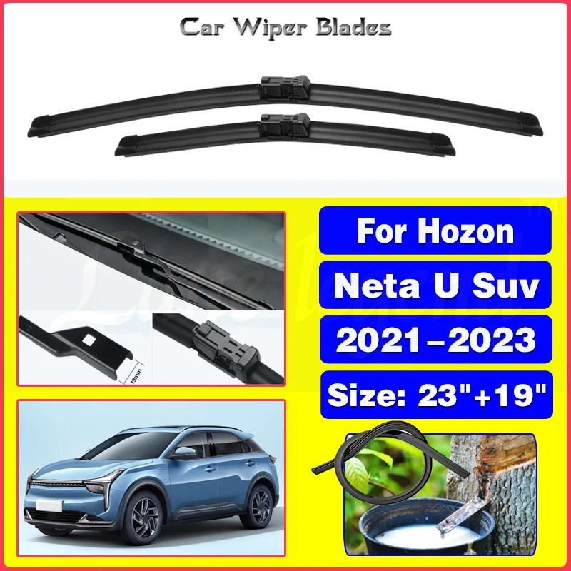 For Hozon Neta U Suv 2021 2022 2023 Car Front Wiper Blades Windscreen Wiper Blade Brushes Cutter Goods  Car Accessories 23