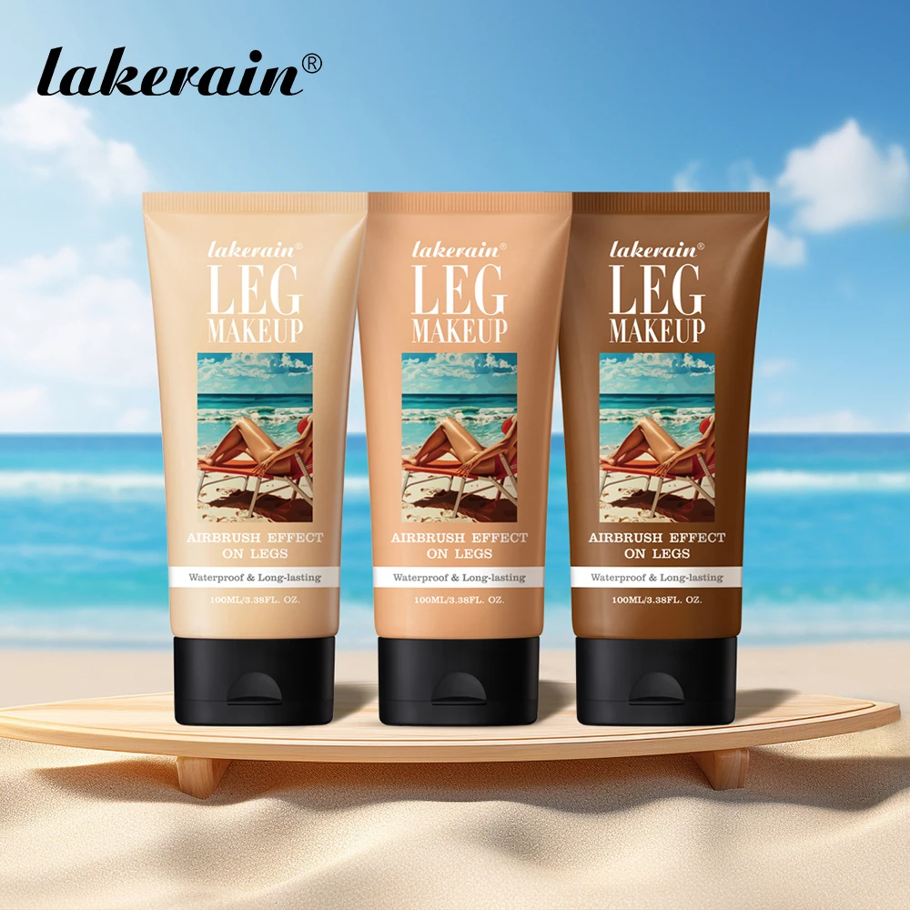 100ml Leg Makeup Long-lasting Waterproof And Anti-Transfer Concealer Even Skin Tone Wheat Tan Brown Liquid Foundation Makeup