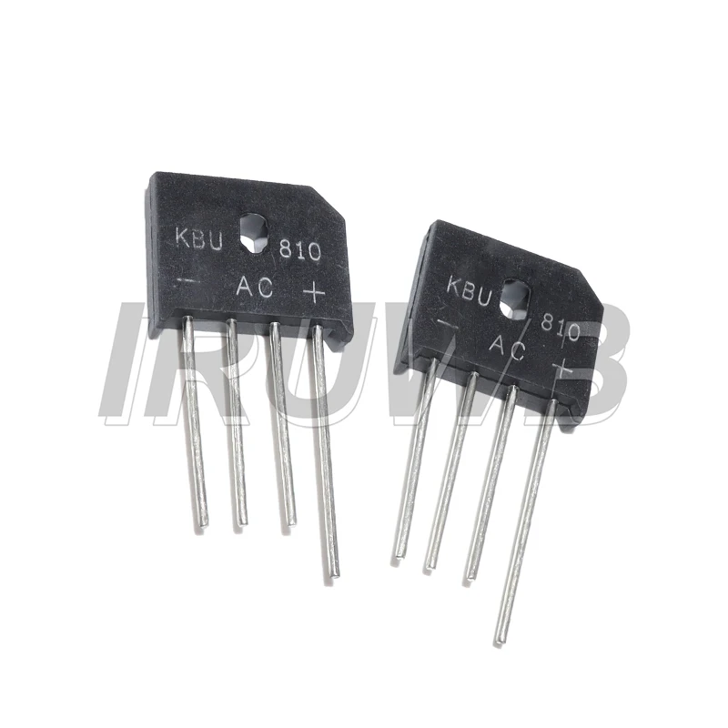 10pcs New KBP206 210 310 KBL406 410 608 610 KBU810 Diode Bridge Rectifier 1010 1510 2A 3A 4A 6A 8A 10A 15A 600V 800V 1000V