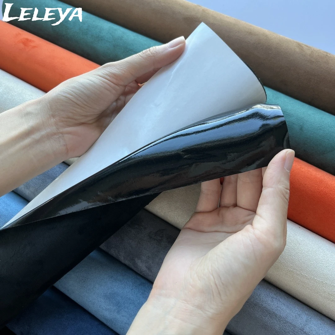 

Self Adhesive Suede Fabric Sheet Rolls Stick on For Car Interior Line Drawers Jewelry Box Faux Suede Wrap Film Sticker Stretch