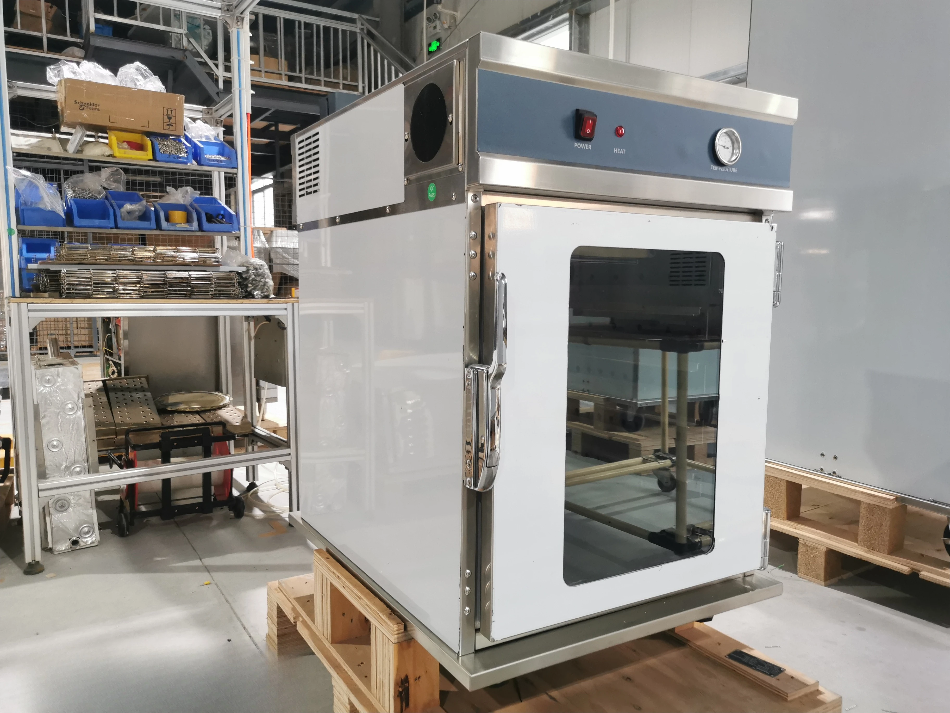 Electric Food Warmer Cabinet Cart with Wheels Chefmax Hotel Commercial Banquet Commercial Kitchen Hotel Buffet Food Equipment view 6