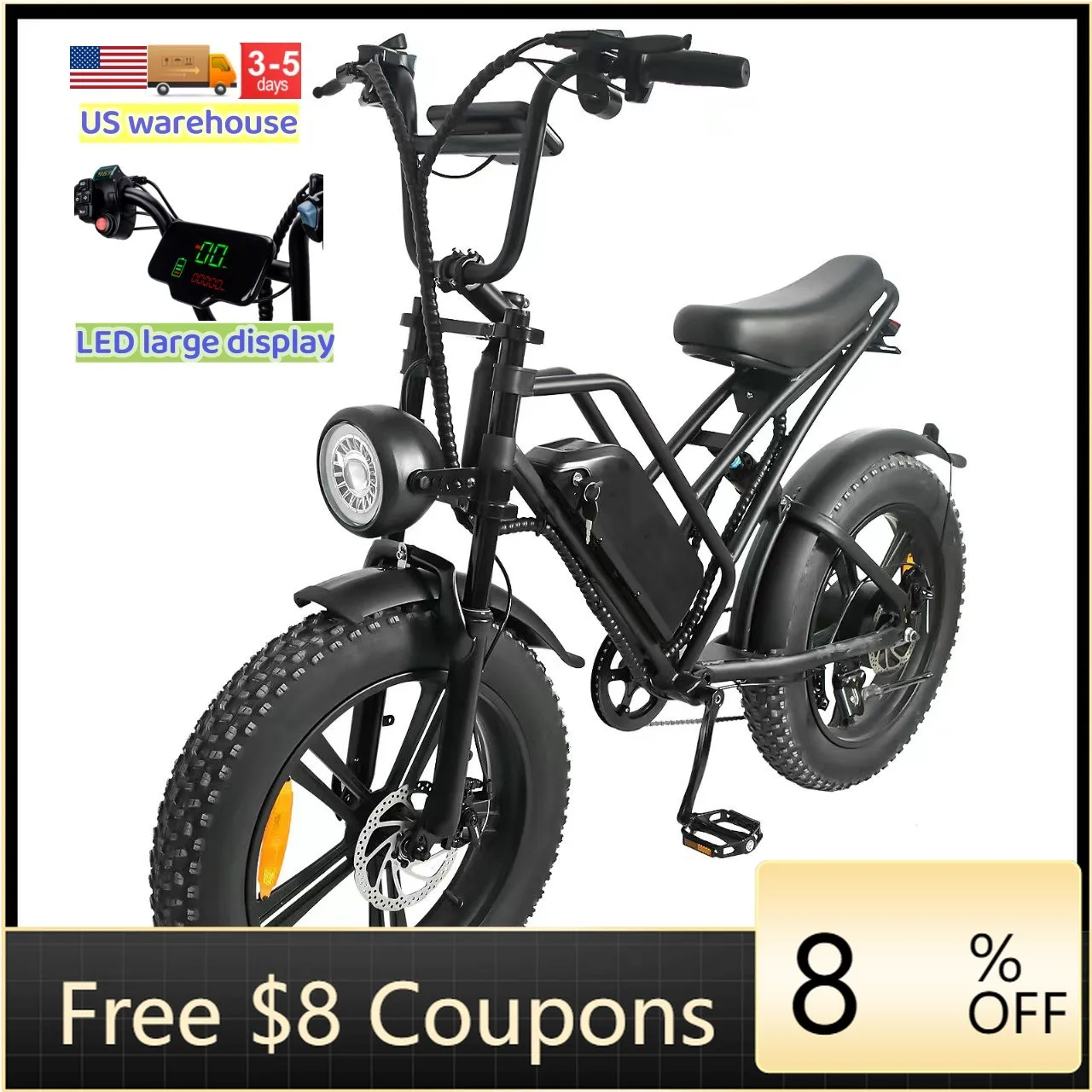 

STLF DZ WJW Advanced Warehouse High Power Electric Bike 20inch Fat Tire Long Range Bicicleta Electrica Para Adultos Electric Bi