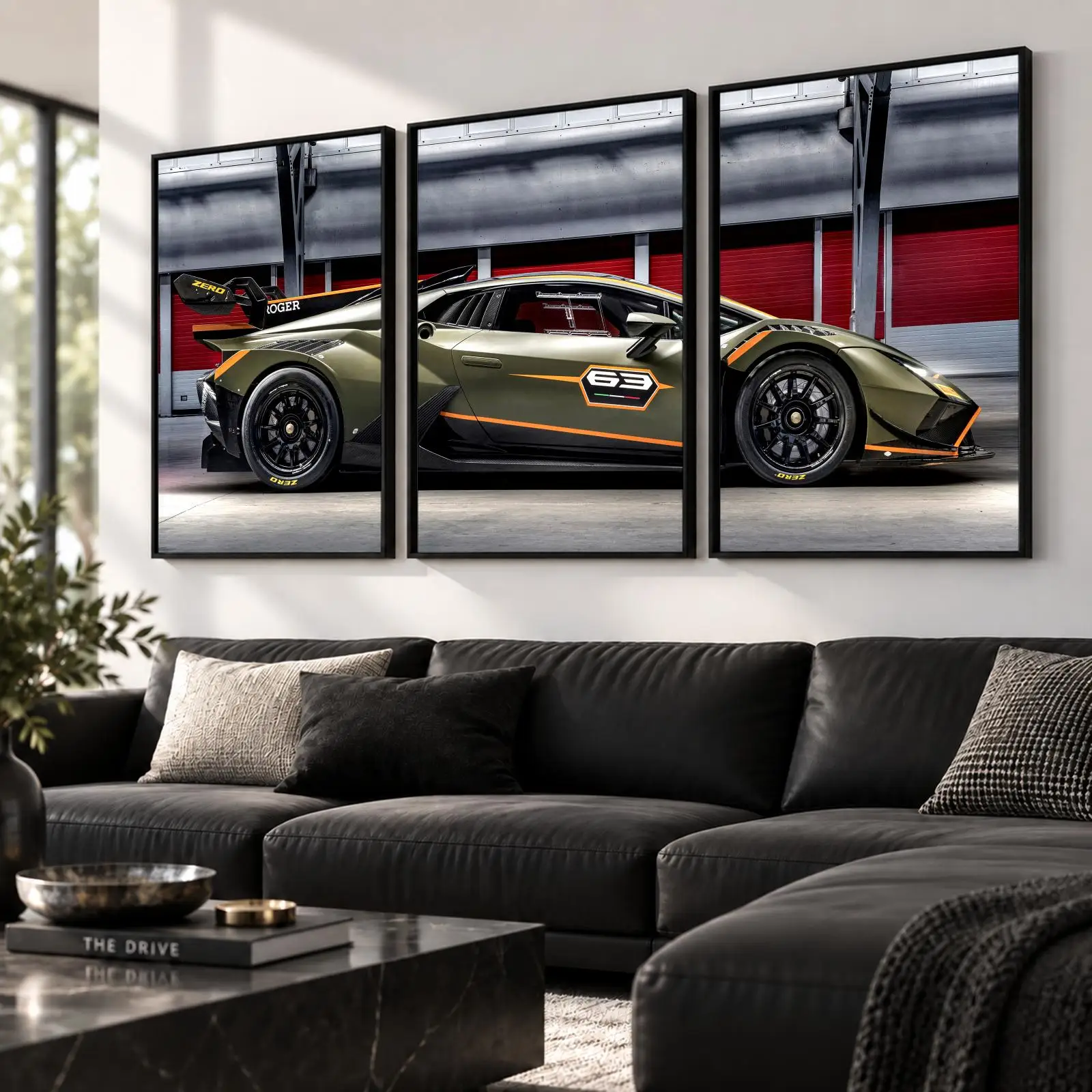3pc Split Profile Art Painting Calligraphy Canvas Poster Set Wall Art Prints for Bedroom Living Room Home Decor Gift