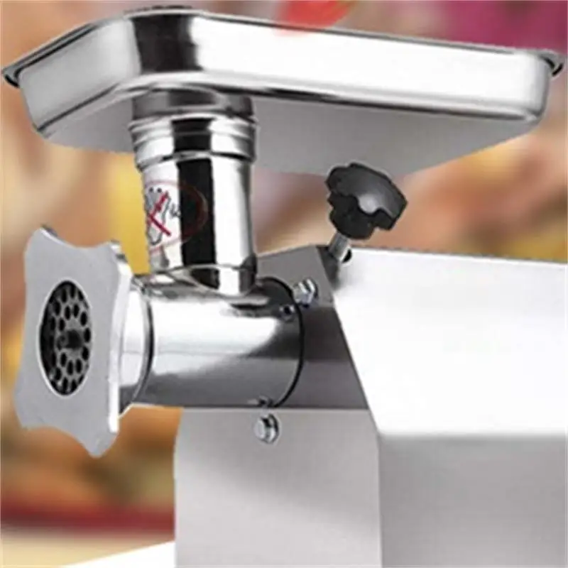 Commercial Meat Grinder Machine Multifunction Desktop Electric Stainless Steel Mincer Sausage Stuffer