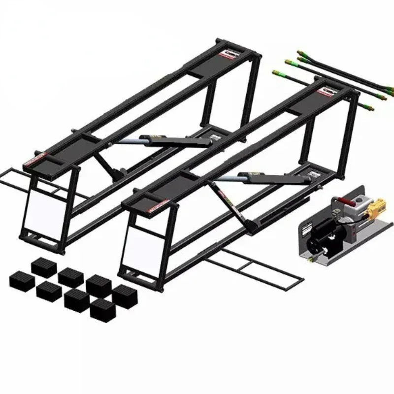 

Workshop Ecological Road Portable Car Lifter Floor Hydraulic Car Lifter Repair Room