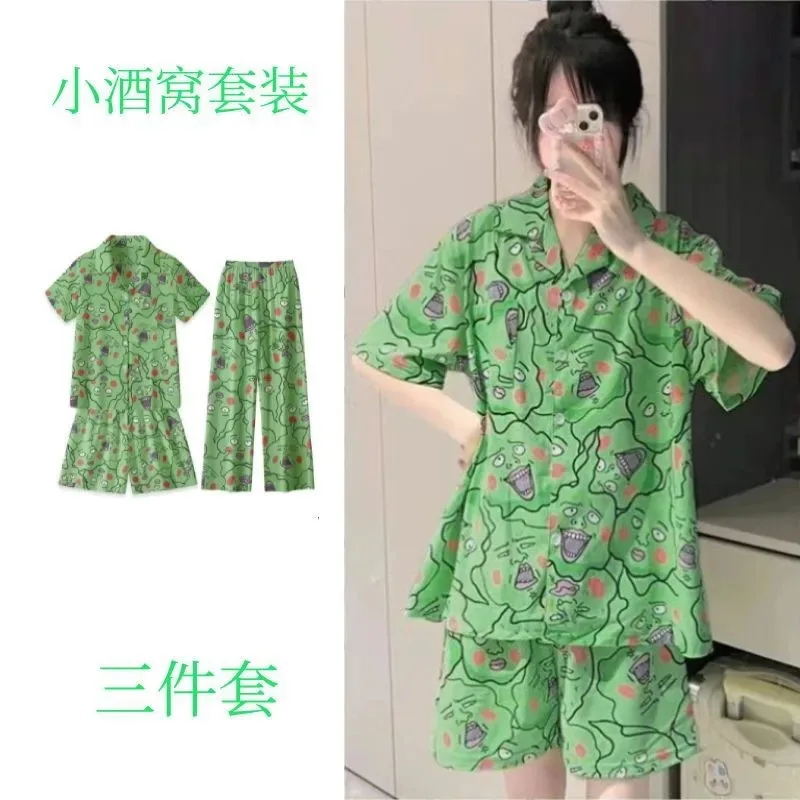 جديد صغير الدمل منامة تأثيري حلي الغوغاء لطيف النفسية ملابس خاصة 100 أنيمي الطرفية مضحك للجنسين حجم كبير منامة الهدايا