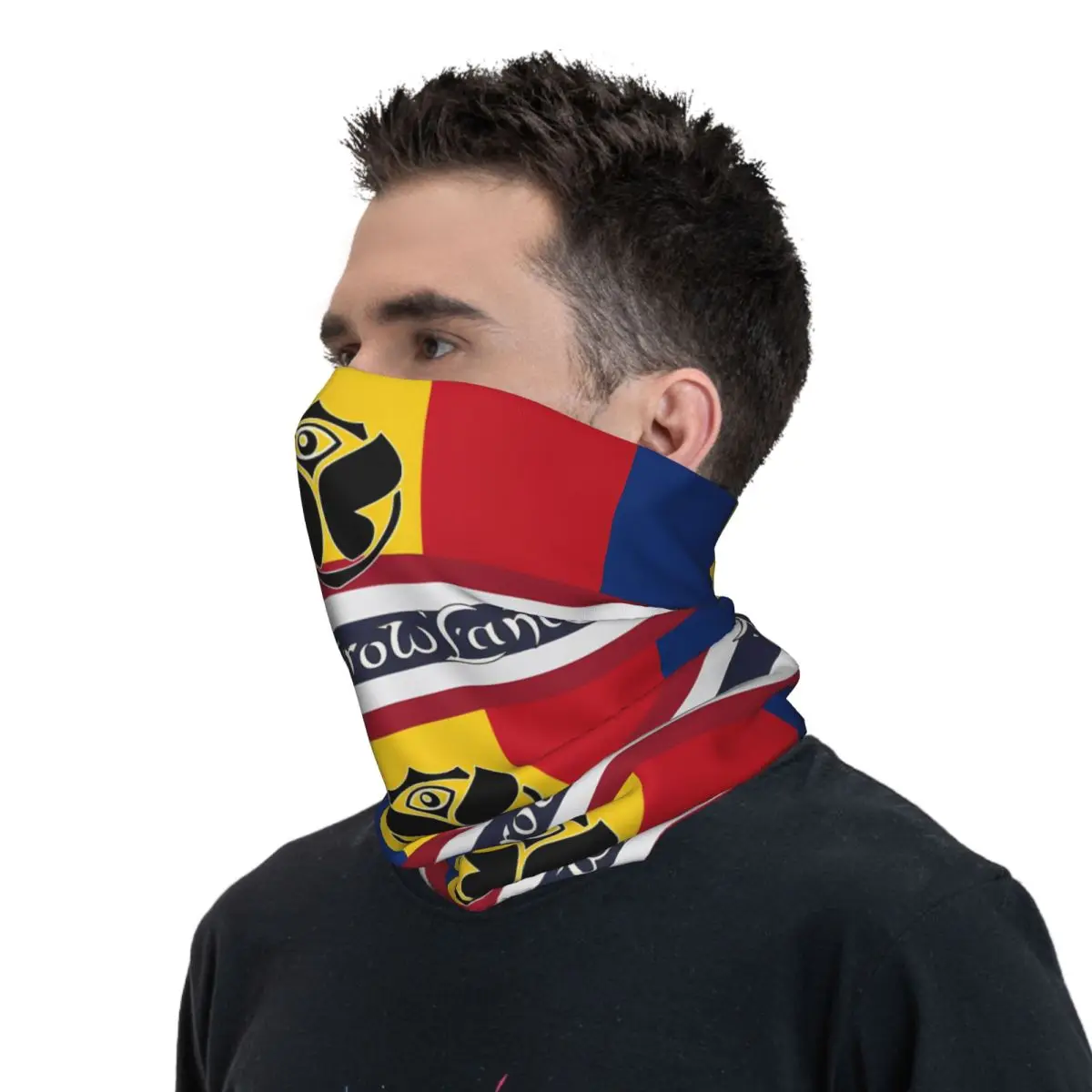 Buy FlagTomorrowLand Romania Thailand Bandana Retro Balaclava Autumn Running Travel Anti-UV Cycling Mask Neck Warmer Face Masks