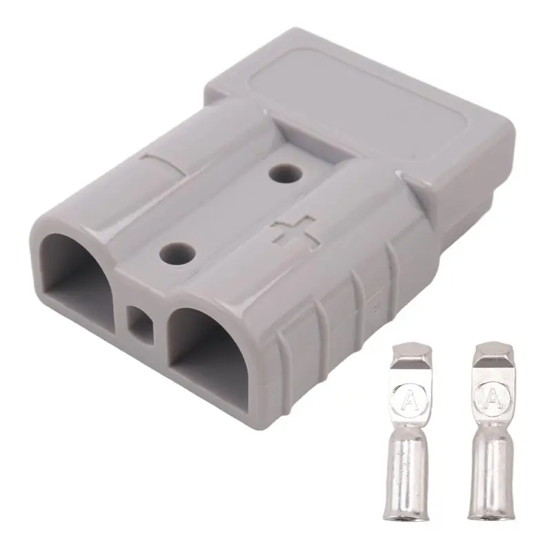 

A85E-For Anderson Style Plug Connectors 50A 600V 6-12AWG AC/DC Power Tool For 6AWG Plated Solid Terminals Plugs