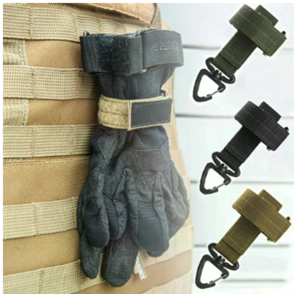 

Outdoor Tactical Multi-purpose Nylon Hook Gloves Safety Clip Climbing Rope Camping Hanging Buck for Outdoor Camping