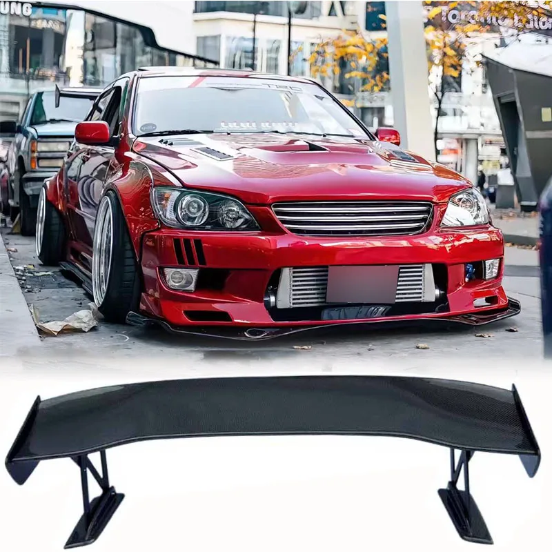 For 1998-2005 Lexus ALTEZZA IS200 IS300 FRP/carbon fiber material car rear trunk wing spoiler accessories body kit VO style