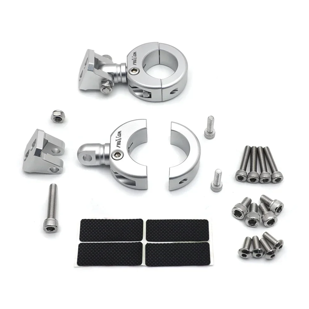 

Mount Bracket 28-32MM For Honda Suzuki Kawasaki Bumper Modified Headlight Stand Spotlight Support Motorbike Parts