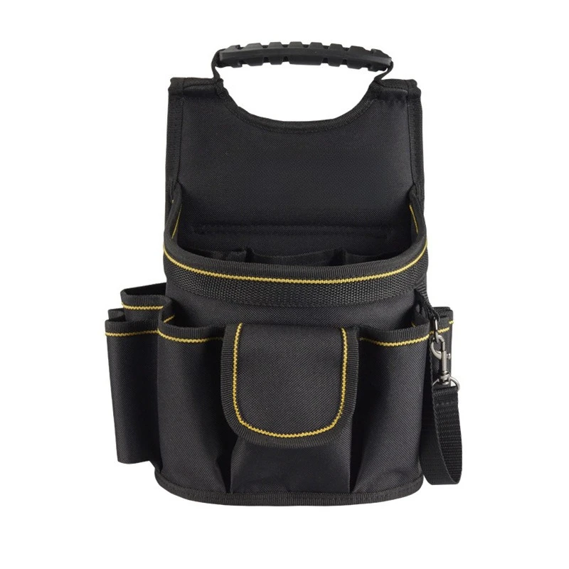Thickened Canvas Portable Hardware Tool Bag Electrician Fanny Pack, Tool Kit Multifunctional Oxford Cloth Repair Kit